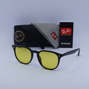 Ray Ban RB4259F 601/85 Round Sunglasses - Black/Yellow Classic